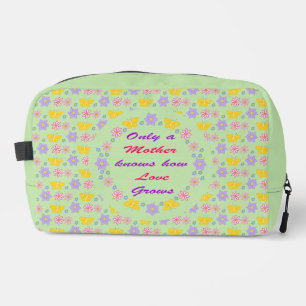 Mothers Day Flowers and Butterflies Dopp Kit
