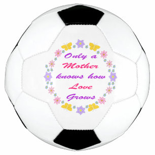 Mothers Day Flowers and Butterflies Football