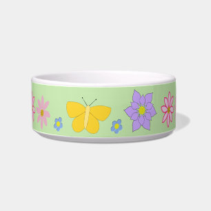 Mothers Day Flowers and Butterflies Patterned Bowl