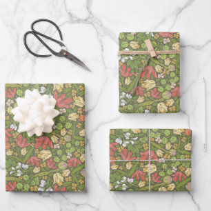 Mother's Day Flowers Red & Yellow Tulips Wrapping Paper Sheet