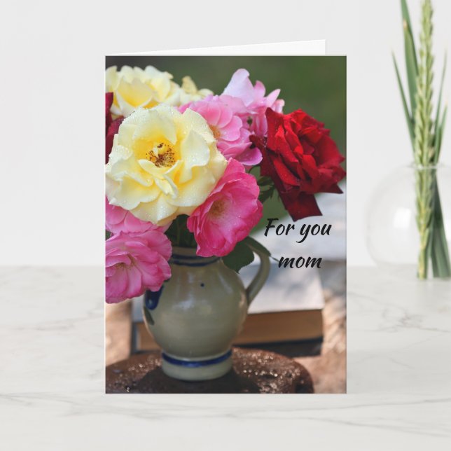 Mother's Day Folded Greeting Card (Front)