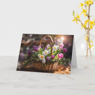 Mothers Day for Anyone General Basket of Flowers Card
