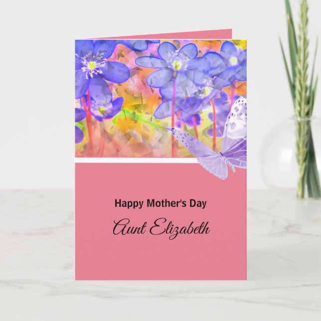 Mother's Day for Aunt Greeting Card (Front)