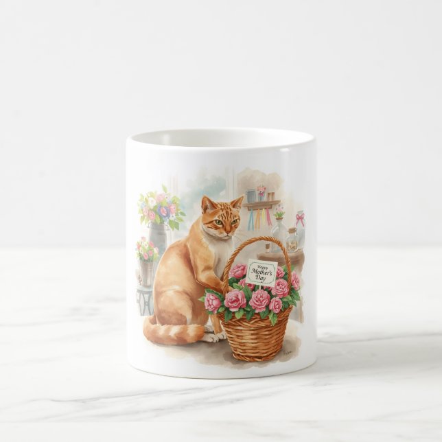 Mother's Day for Cat mom Siamese cat lovers Coffee Mug (Center)