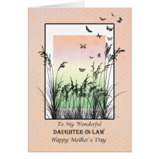 Mother's Day for Daughter-in-Law, with butterflies