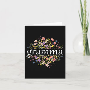 Mothers Day For Grandma Wildflower Floral Women#39 Card