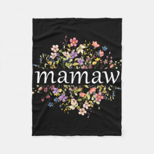 Mothers Day For Mum Wildflower Floral Women#39; #3 Fleece Blanket