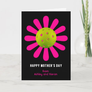 Mother's Day for Pickleball Mum,  black Card
