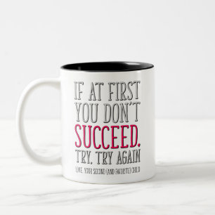 Mother's Day From 2nd Child, Second Born Funny Mum Two-Tone Coffee Mug
