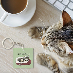 Mother's Day from Cat Key Ring