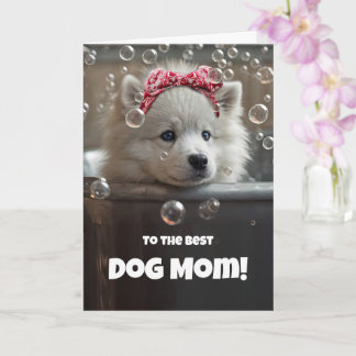Mothers Day from Pet Dog Fur Baby Cute Card