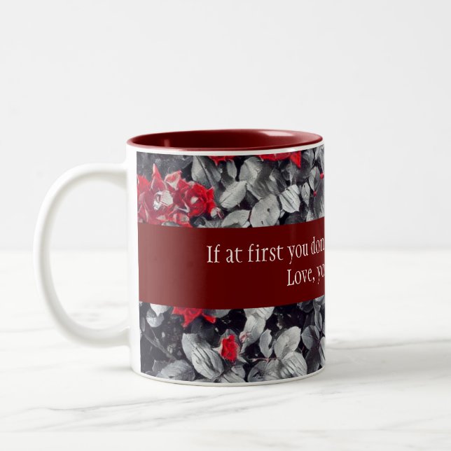 Mother's Day from Second Born Two-Tone Coffee Mug (Left)