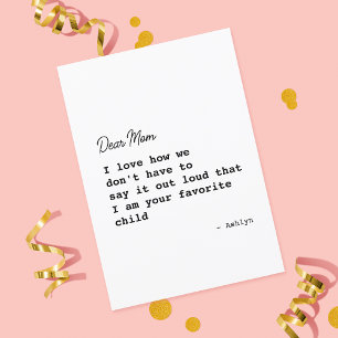Mothers day Funny Card