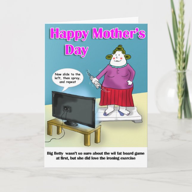 mothers day funny card (Front)