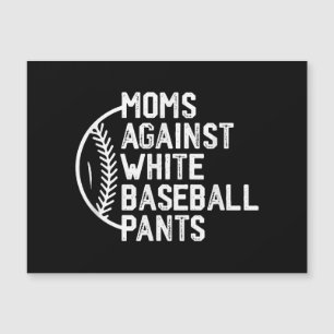 Mothers Day Game Day Moms Against White Baseball P