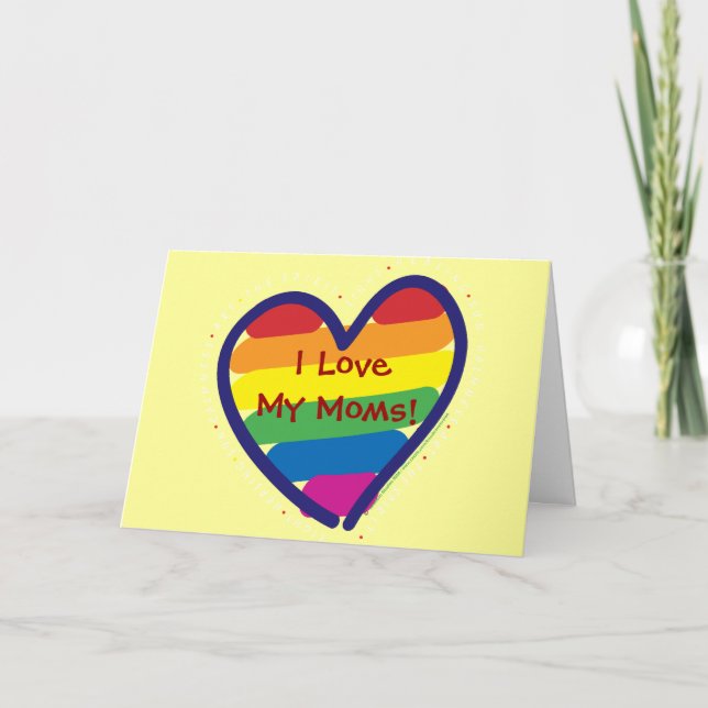 Mother's Day Gay Pride Card (Front)
