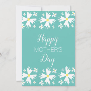 Mother's Day Geometrical Daisy Holiday Card