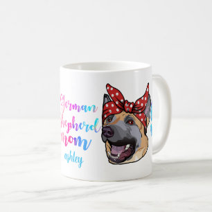 Mother's Day German Shepherd Dog Breed Dog Lover Coffee Mug