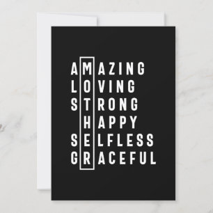 Mother's Day Gift Amazing Loving Mother Invitation