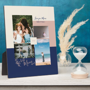 Mother's day gift Best Mum Ever Photo Collage Plaque