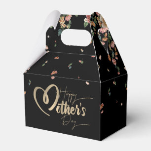 Mother's Day gift box with flowers