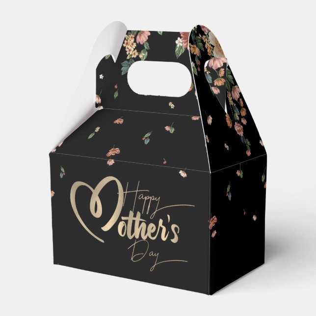 Mother's Day gift box with flowers (Front Side)
