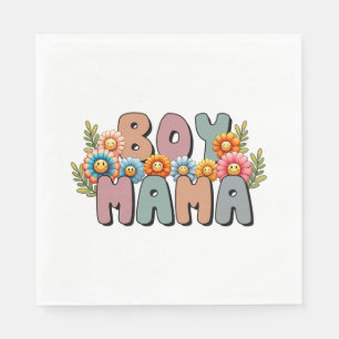 Mother's Day Gift Boy Mama Napkin