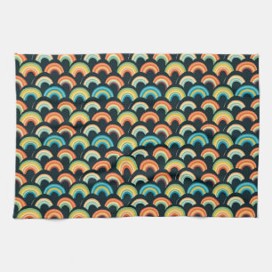 Mother's Day Gift Colourful Rainbow Tea Towel