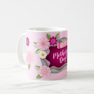 Mother's Day - gift cup Floral Ornament Decoration