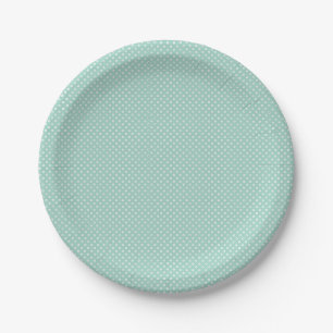 Mother's Day Gift Daisies On Mint Paper Plate