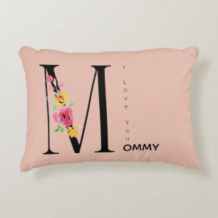 Mothers Day,Gift for mum, I love You Mummy Decorative Cushion