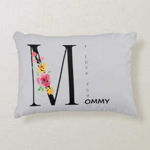 Mothers Day,Gift for mum, I love You Mummy Decorative Cushion