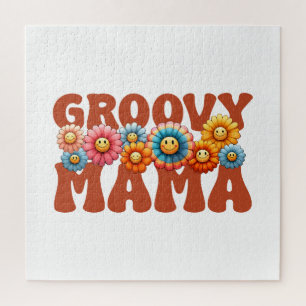 Mother's Day Gift Groovy Mama Jigsaw Puzzle