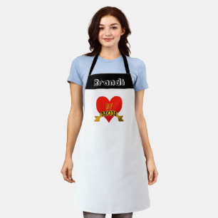 Mother's Day Gift   Heart Top Mum Chef Baker Mum Apron