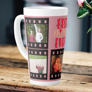 Mothers Day Gift Idea Best Mum Ever Dusty Pink Latte Mug