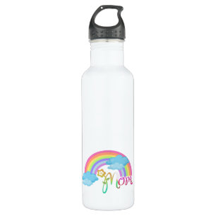 Mother's Day Gift Idea   Custom  Rainbow Mum 710 Ml Water Bottle
