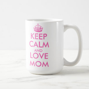 Mother's Day gift idea   keep calm love mum mug