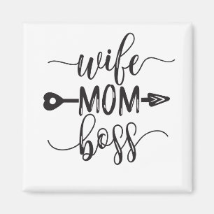 Mother's Day Gift Ideas Wife Mum Boss Magnet
