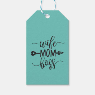 Mother's Day Gift Ideas Wife Mum Boss Tags