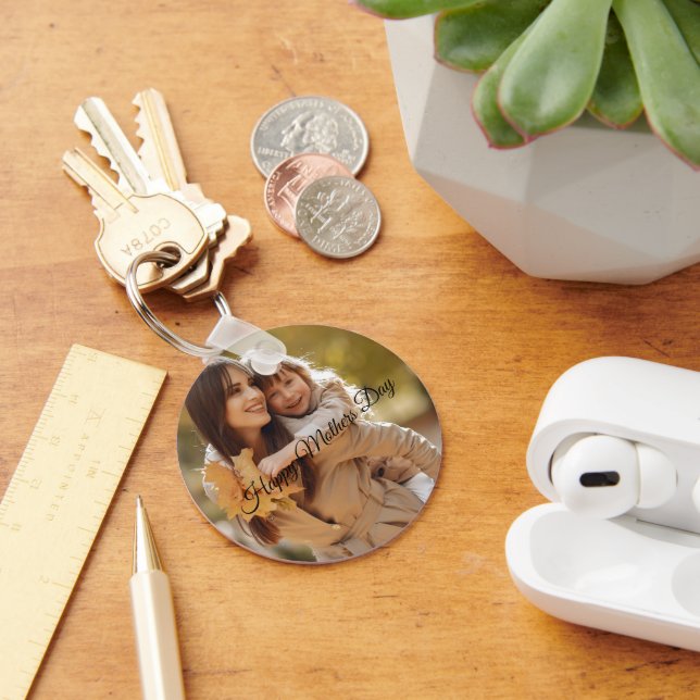 Mothers Day gift Keychain, Personalised Gift Key Ring (Desk)