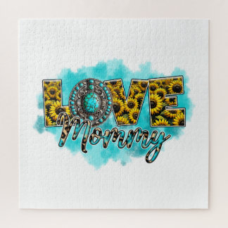 Mother's Day Gift | Love Floral Mummy Jigsaw Puzzle