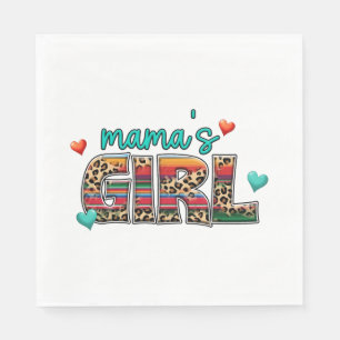 Mother's Day Gift Mama's Girl Napkin