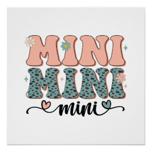 Mother's Day Gift Mini Floral Poster