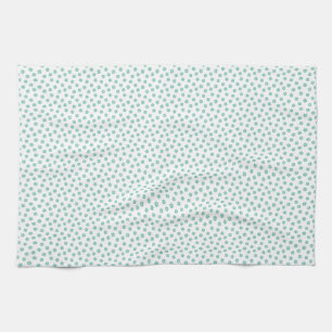 Mother's Day Gift Mint Daisies Tea Towel