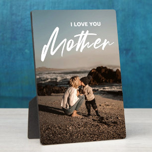 Mother's Day Gift   Modern Minimalist Photo Plaque