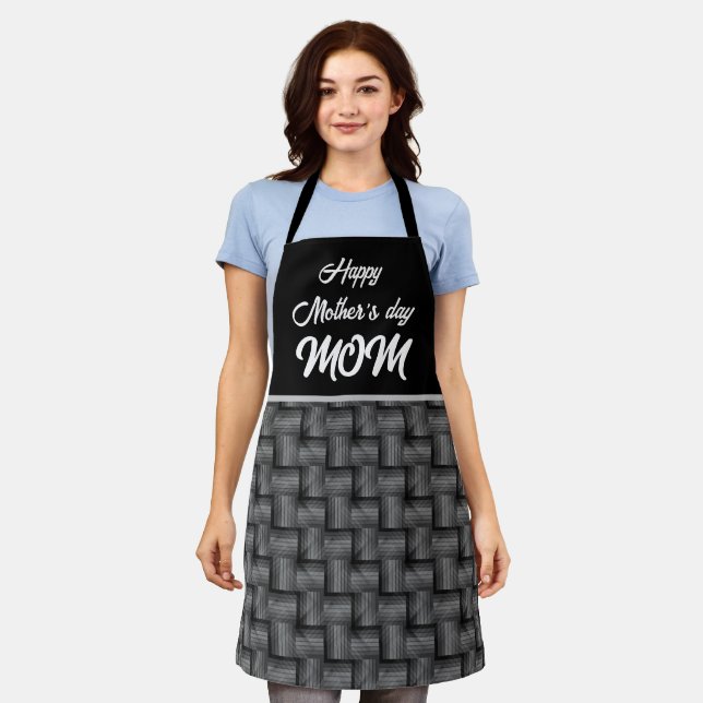 MOTHER'S DAY GIFT MOM CUSTOMIZED COOK WEAR APRON (Worn)