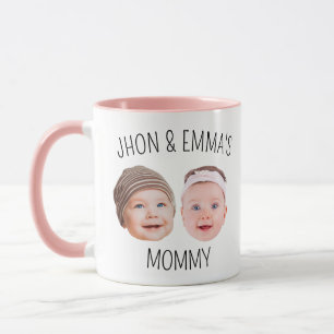 Mother's Day Gift Mug, Personalised Face Photo Mug