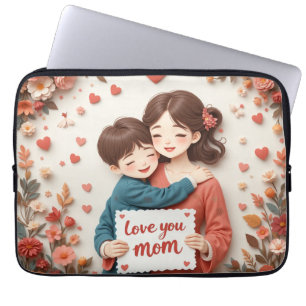 Mothers day gift mum laptop sleeve