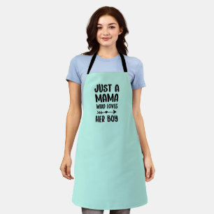 Mothers Day Gift Mum son matching kitchen Apron