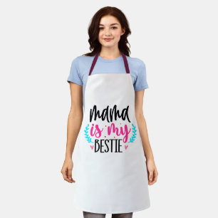 Mothers Day Gift My Bestie BFF Mum Apron